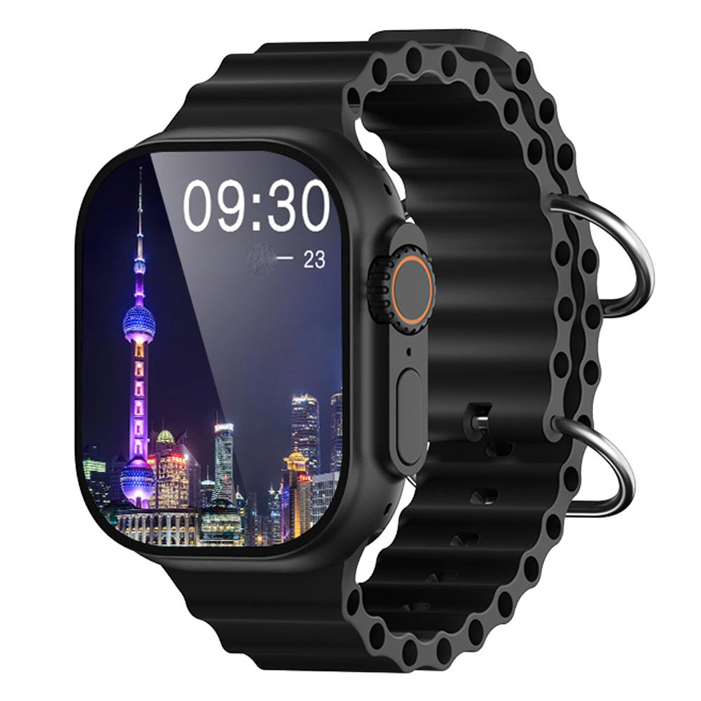 Ceas smartwatch barbati TechONE® ULTRA 9 Plus+, Negru Ceas smartwatch barbati TechONE® ULTRA 9 Plus+, Negru